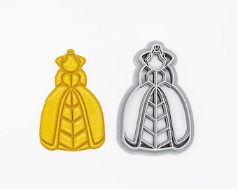 Queen of Hearts Body Printed Clay, Polymer Clay, Cookie Cutter