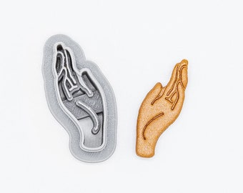 Boho Hand Polymer Clay, Cookie Cutter