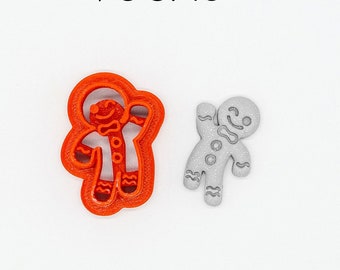 Gingerbread Man Cookie Cutter: 3D Printed Christmas Ornament