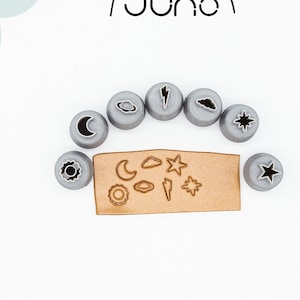 Celestial Micro Cutters Printed Clay, Polymer Clay, Cookie Cutter