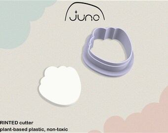 Deco Shape Botanical Printed Clay, Polymer Clay, Cookie Cutter