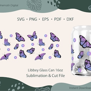 Ellie Tattoo / Butterfly SVG / DXF / PNG File Cutting File 