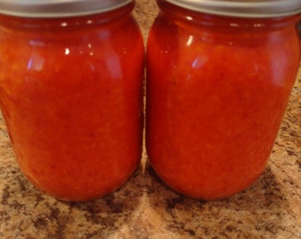 plain hot pepper paste 16oz.