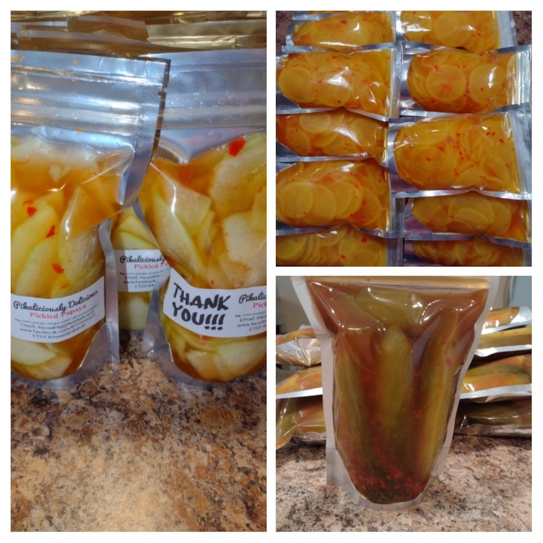 Guam Products, Guam Pickled Papaya, Guam Pickled Daigo, Guam Pickled