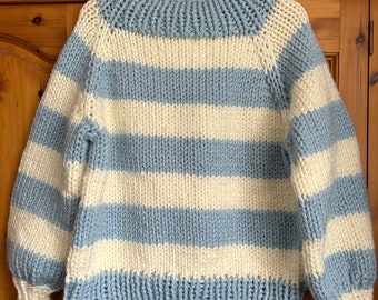 Handmade knitted jumper