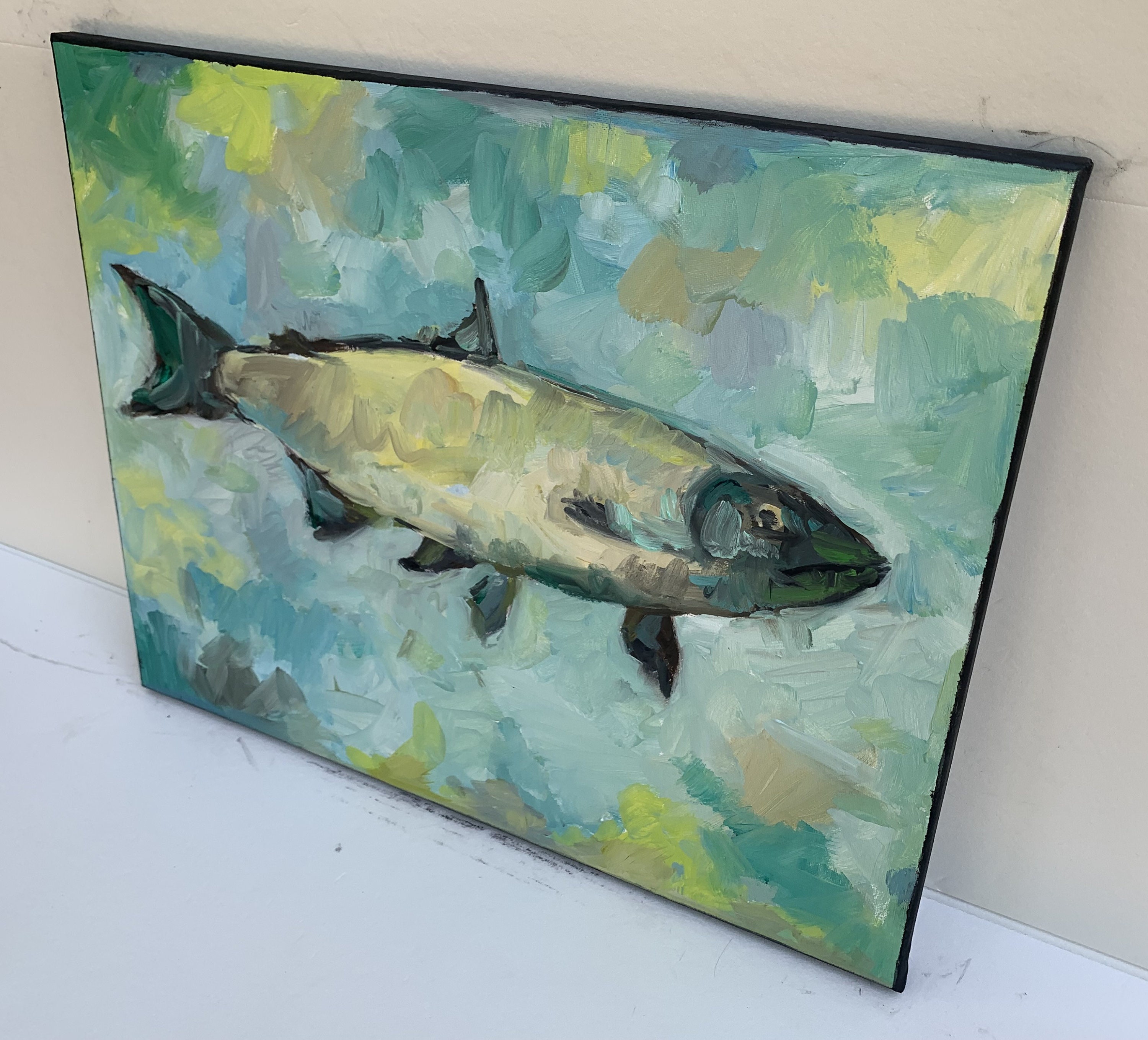 Fish Painting Fish Abstract Painting Fish Oil Painting Fish Wall