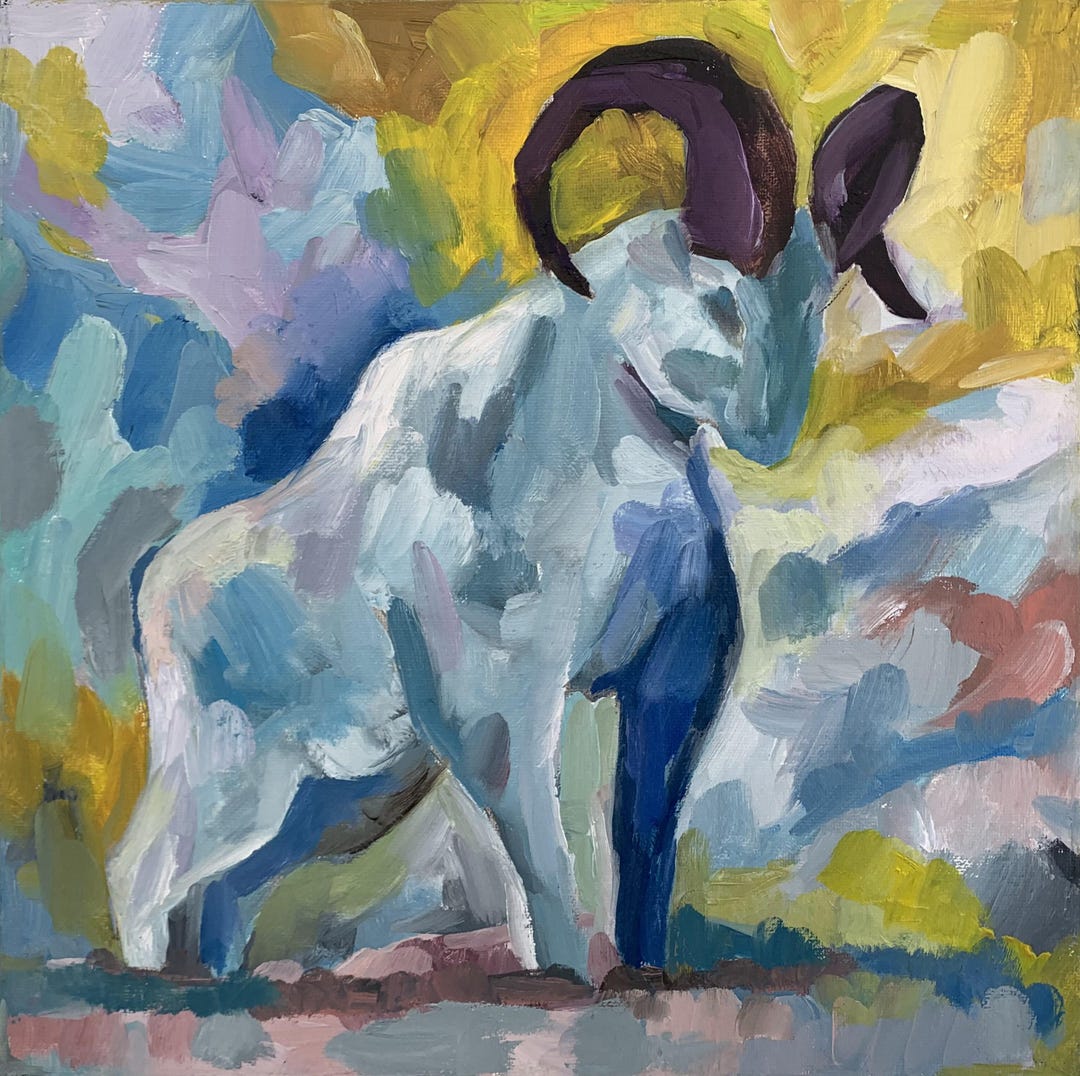 Ram Painting Ram Abstract Painting Ram Oil Painting Ram Wall Painting ...