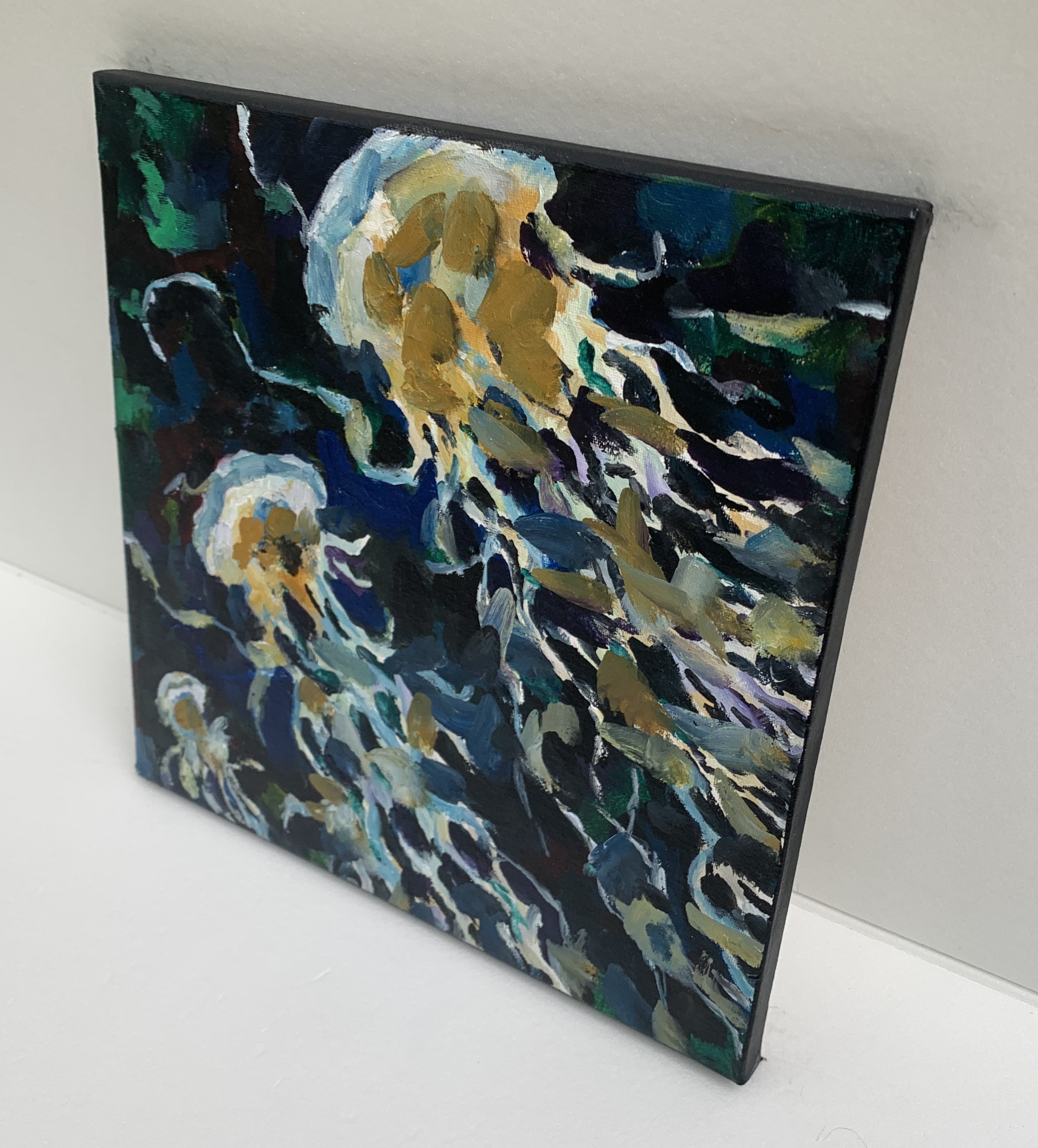 Jellyfish Painting Jellyfish Abstract Painting Jellyfish Oil Painting