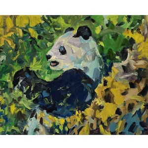 Bear Painting Bear Abstract Painting Bear Oil Painting Bear Wall Painting Bear Original Painting Bear Impressionist Painting Bear Art