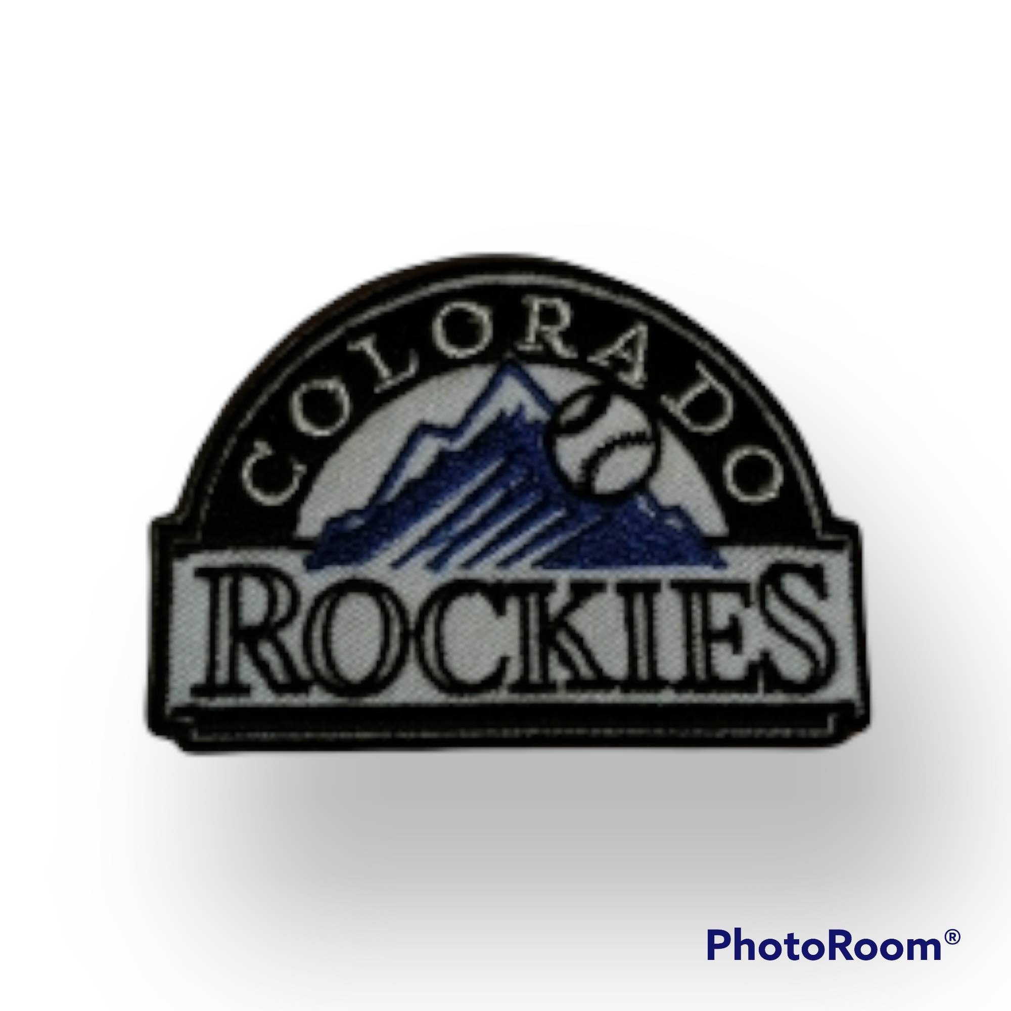 Colorado ROCKIES 5" Fully EMBROIDERED CIRCLE PATCH 