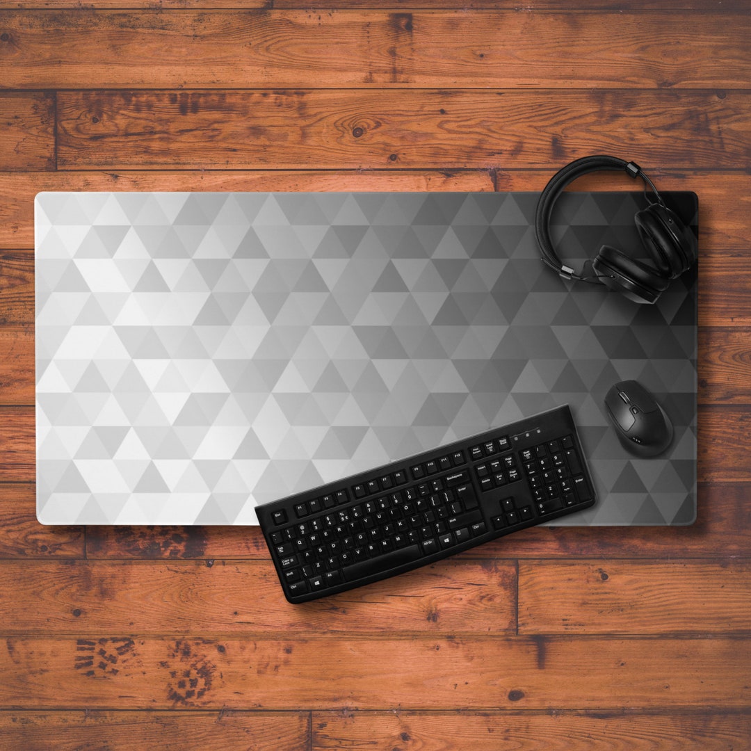 DM41 - White Black Prism | Sizes up to 36in X 18in | Gift for Gamer ...