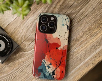 PC16 | Abstract Art Phone Case, Tough Cases for Creative Souls, Unique Gifts for Art Lovers, Stylish Phone Protection, iPhone 13 14 15 16