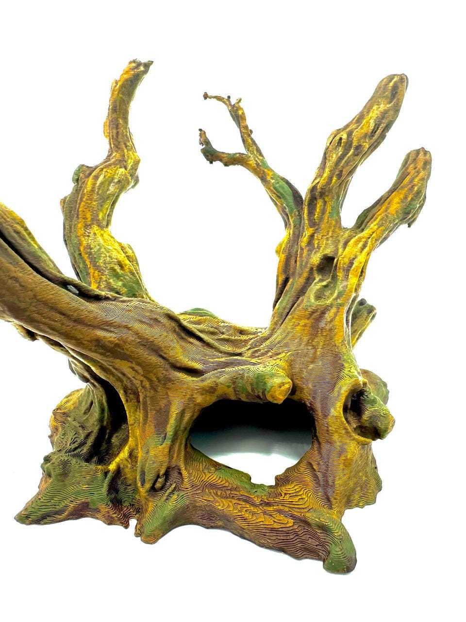 AQ13 - Root Aquarium Decor PETG Fish Tank Tree Trunk Ornament Natural ...
