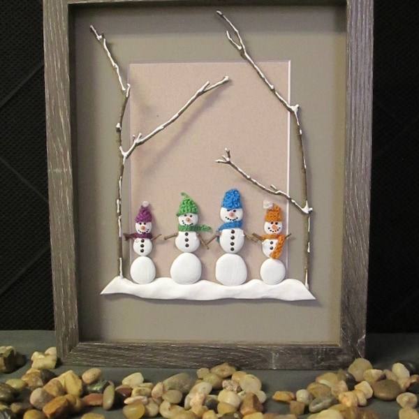 Pebble Art Christmas Etsy