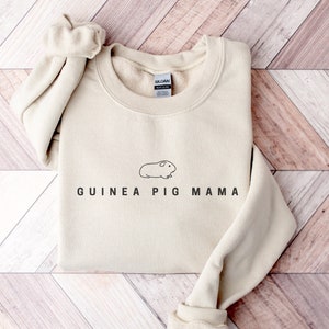 Guinea Pig Sweatshirt Guinea Pig Shirt Guinea Pig Gifts Guinea Pig Mom Sweatshirt Mama Shirt Aesthetic Crewneck Gift for Her