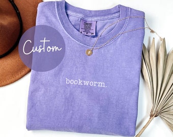Custom Comfort Colors T-Shirt: Personalized Text, Soft Garment-Dyed Cotton