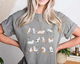 Funny Cat Comfort Colors T-Shirt: Cat Mom/Dad Gift