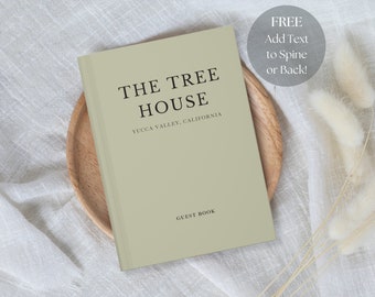 Custom Guest Book Airbnb Rental House Guest Book Welcome Book Vacation Home Guest Book Vacation Rental VRBO Housewarming Gift Hotel Sign In