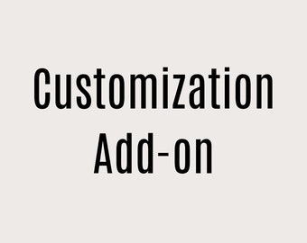 Custom Embroidery Add-on