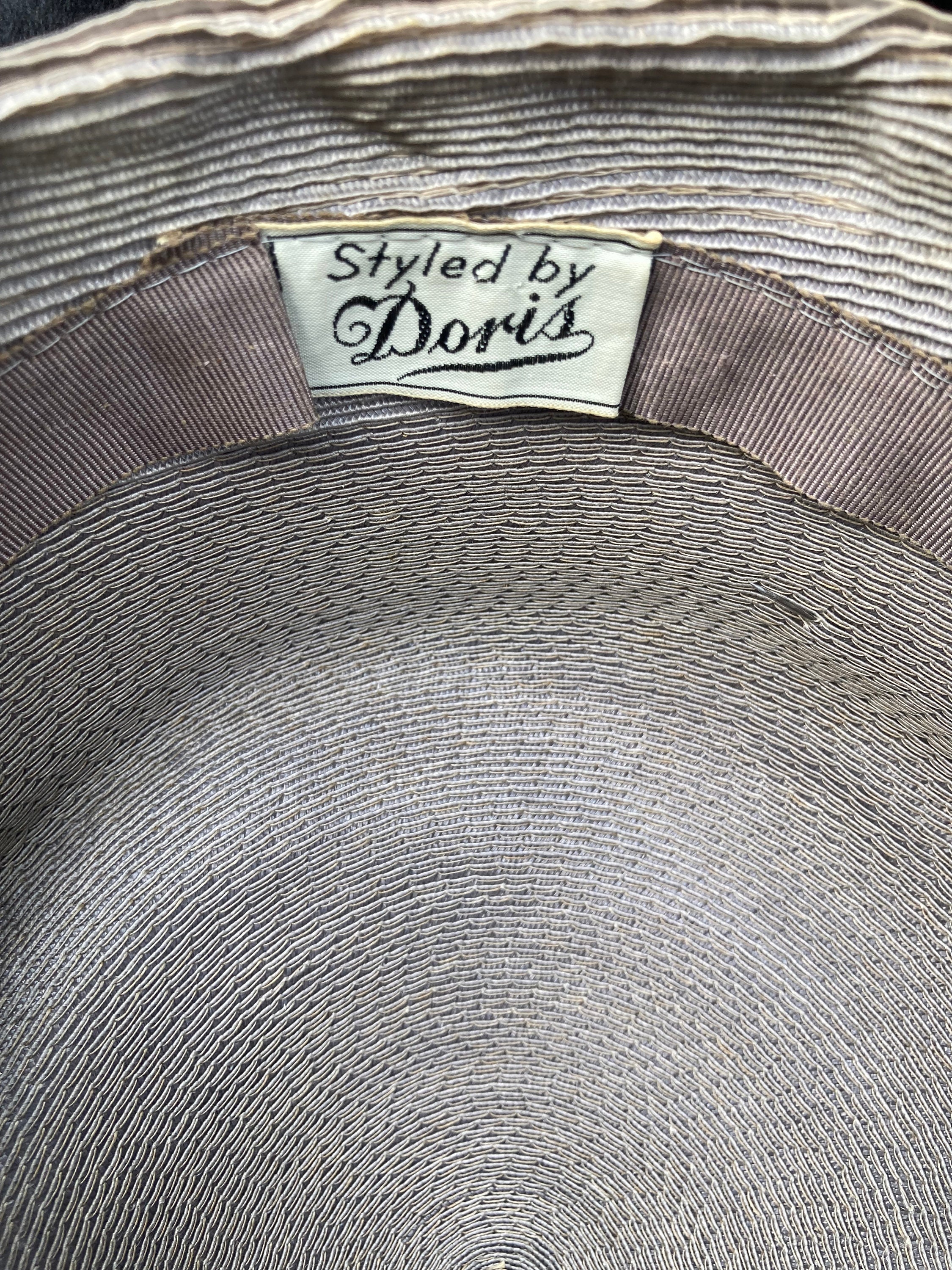 Doris Hat Bot Hat Styled by Doris! Vintage Ladies 1940s - Etsy