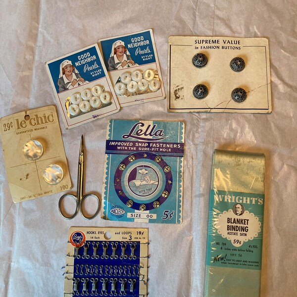 Sewing Notions Lot Etsy
