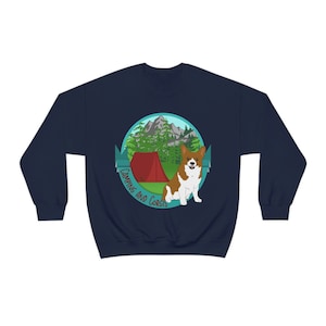 Camping and Corgis - Unisex Heavy Blend Crewneck Sweatshirt
