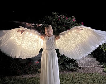 Swan Wing-handschoenen: lichtgewicht schuimkostuum, led-optie