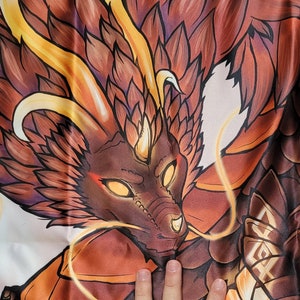 Rex Lapis Zhongli Morax Dragon Exuvia Genshin Impact Dakimakura Pillowcase 2-Sided