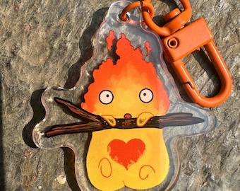 Fire Demon Acrylic Charm