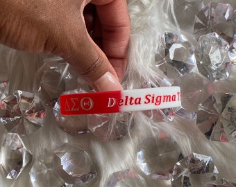 Delta Sigma Theta Silicone Bracelet