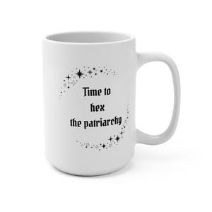 Hex the Patriarchy Mug: Feminist Witch Coffee Cup