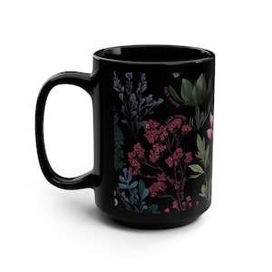 Subtle Anti-Trump Floral Coffee Mug: Political Statement Tea Cup