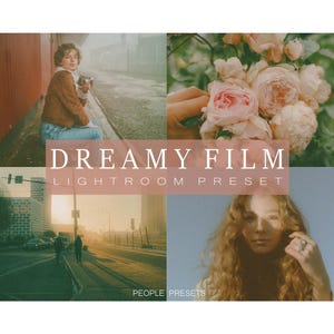 10 preset Lightroom da sogno per dispositivi mobili e desktop, preset per film, preset Lightroom vintage, preset Lightroom da sogno