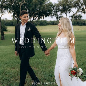 Presety do filmów ślubnych dla programu Lightroom Desktop, Presety do filmów Lightroom, Dreamy Film Preset, Presety do ślubów, Presety do filmów Soft Film, Presety do programu Lightroom