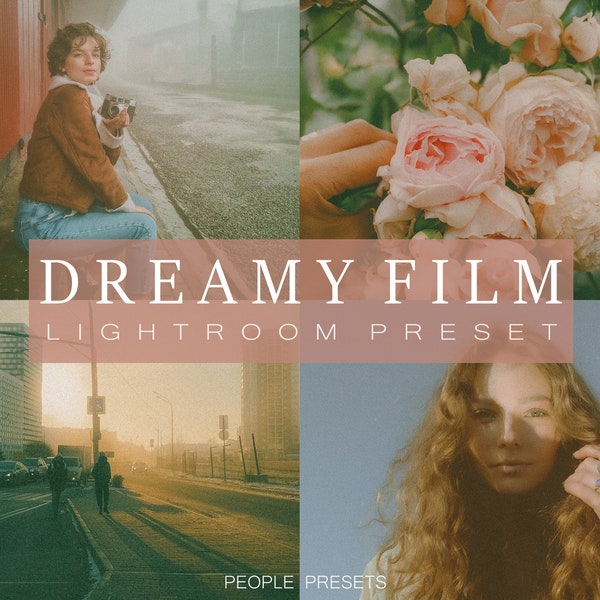 10 Dreamy Film Preset for Mobile & Desktop Lightroom | Movie Preset | RetroFilter | Grain Preset | Vintage | Photo Filter | Instagram Filter