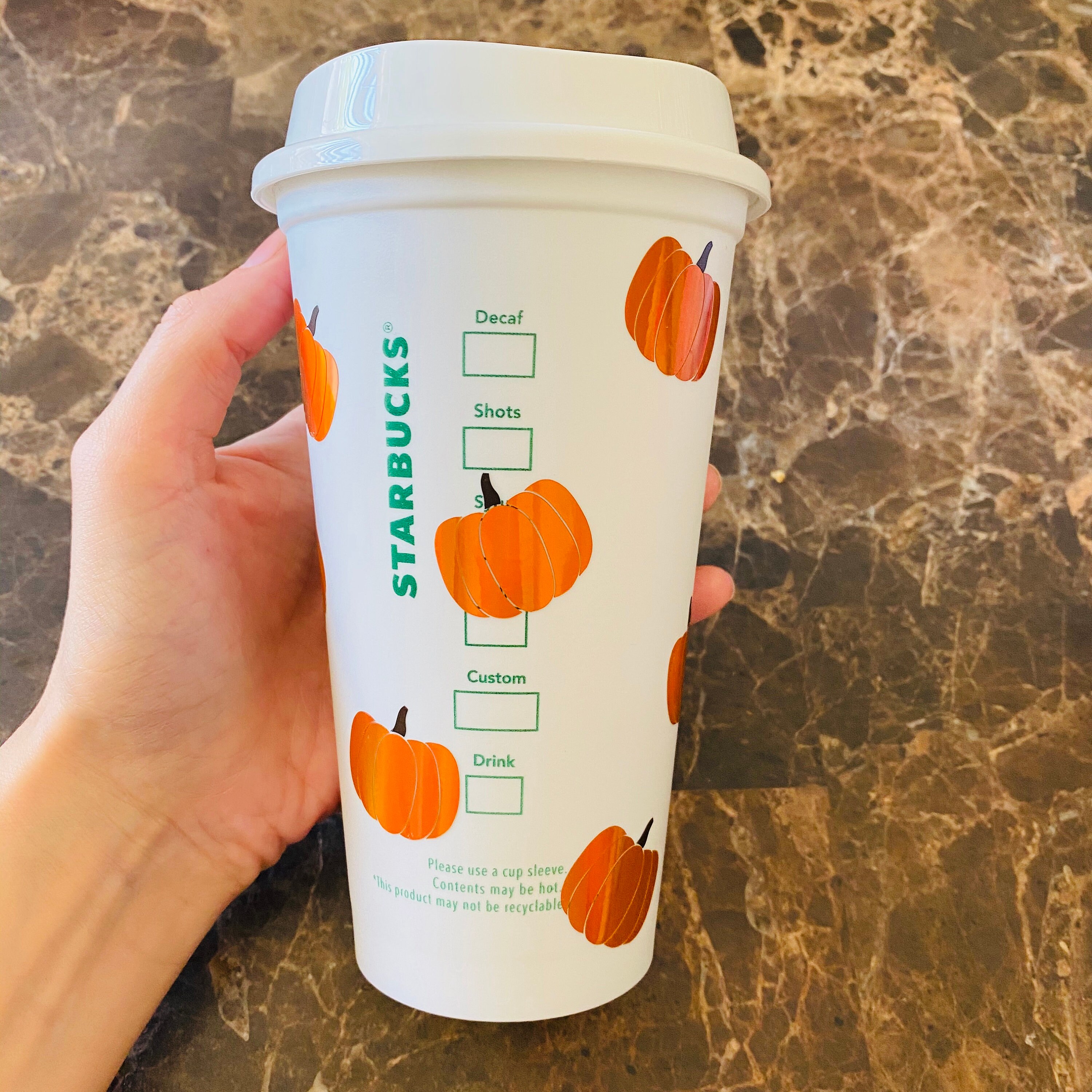 Personalized Fall Starbucks Reusable Cup, Fall Starbucks Hot Cup, Pumpkin  Spice Cup, Fall Tumbler, 