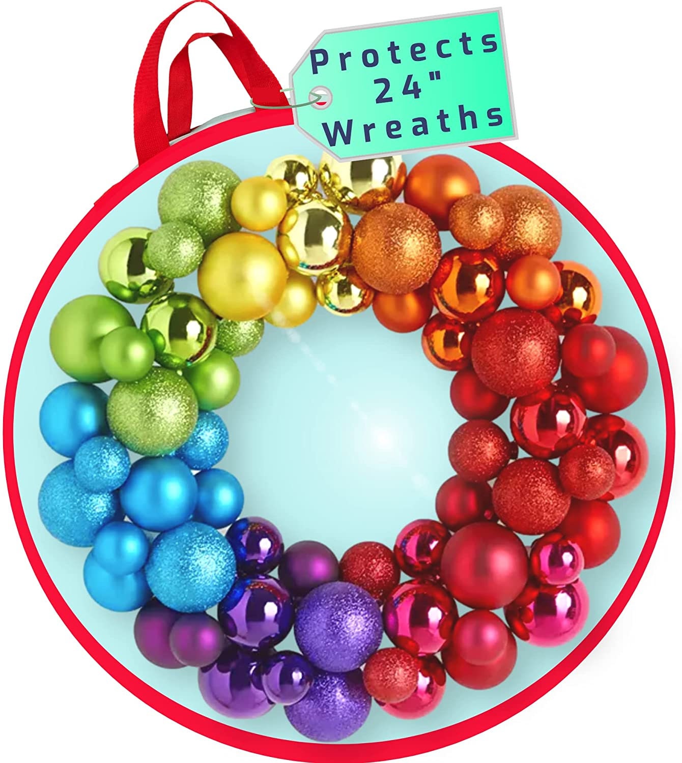 wreath holder storage