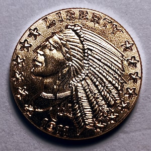 1911P Five Dollar Gold Piece Reproduction Copy Tribute Restrike - Only 3 Available