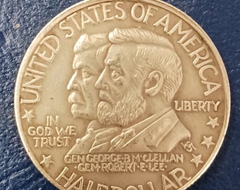1937 ANTITAM Commemorative Half Dollar Reproduction Restrike Copy