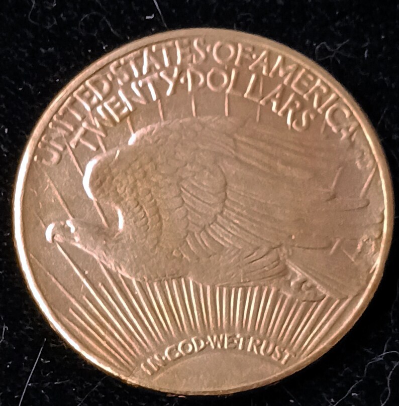 1920 S SAINT GAUDEN 20 Dollar Gold Piece Reproduction Facsimilie Copy 1920 S SAINT GAUDEN 20 Dollar Gold Piece Reproduction Facsimilie Copy