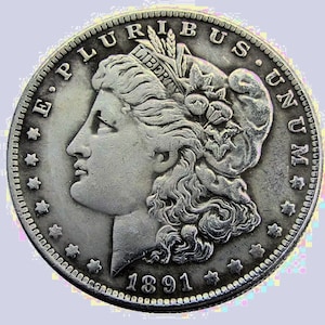 1891 CC Restrike Tribute Reproduction Silver Dollar