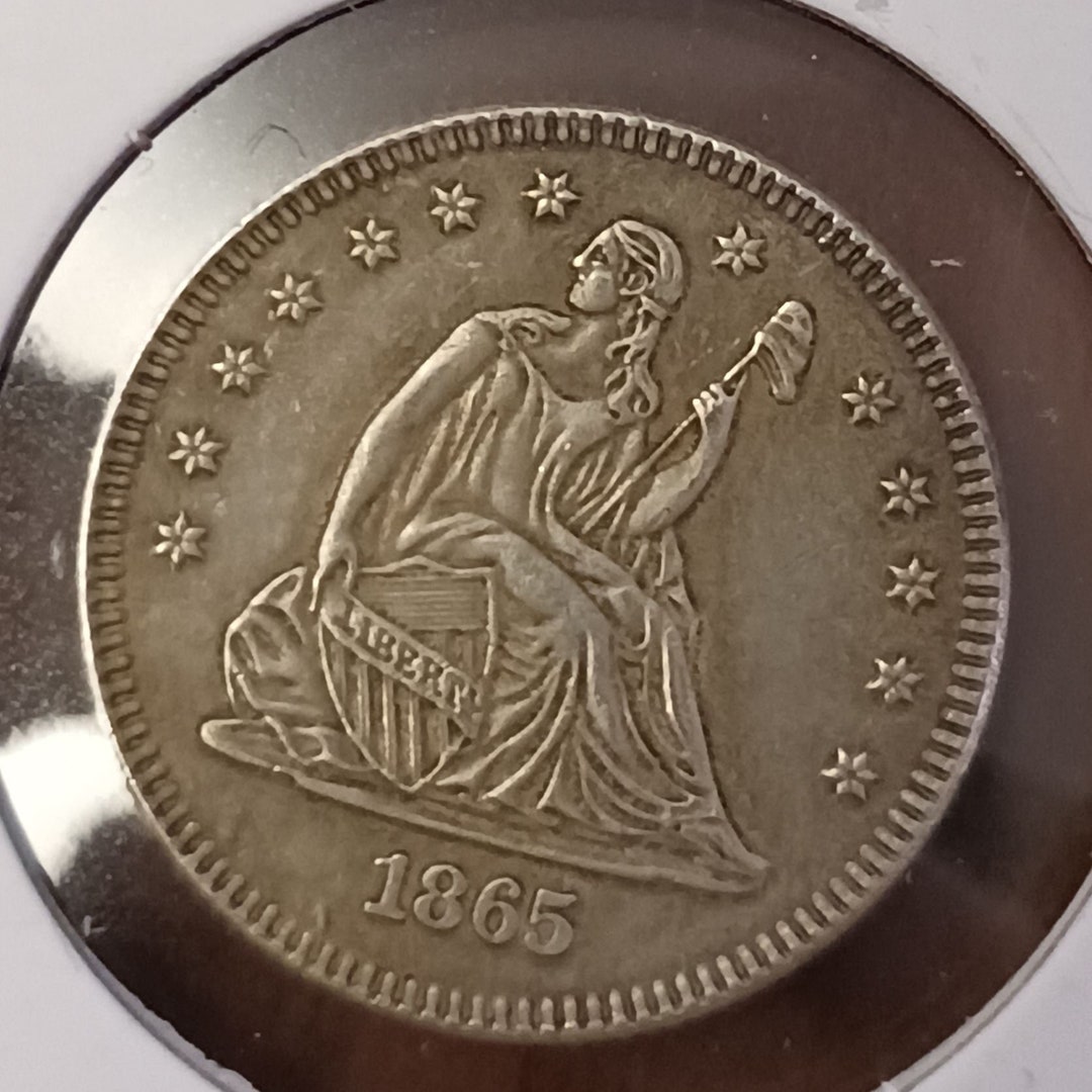 Medal Of Honor 1865 Quarter Worth 1865 S Restrike Reproduction Tribute Quarter Dollar - Etsy
