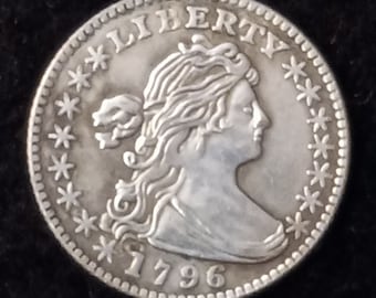 1796 Half Dime Restrike Reproduction Token