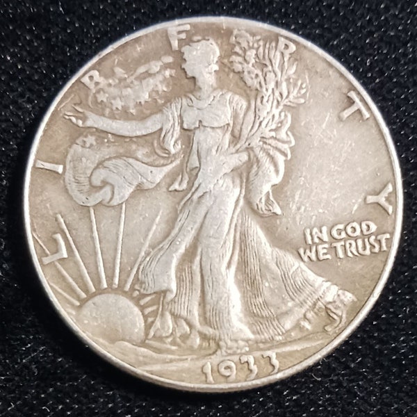 1933 S  Liberty Walking Half Dollar Restrike Tribute Token
