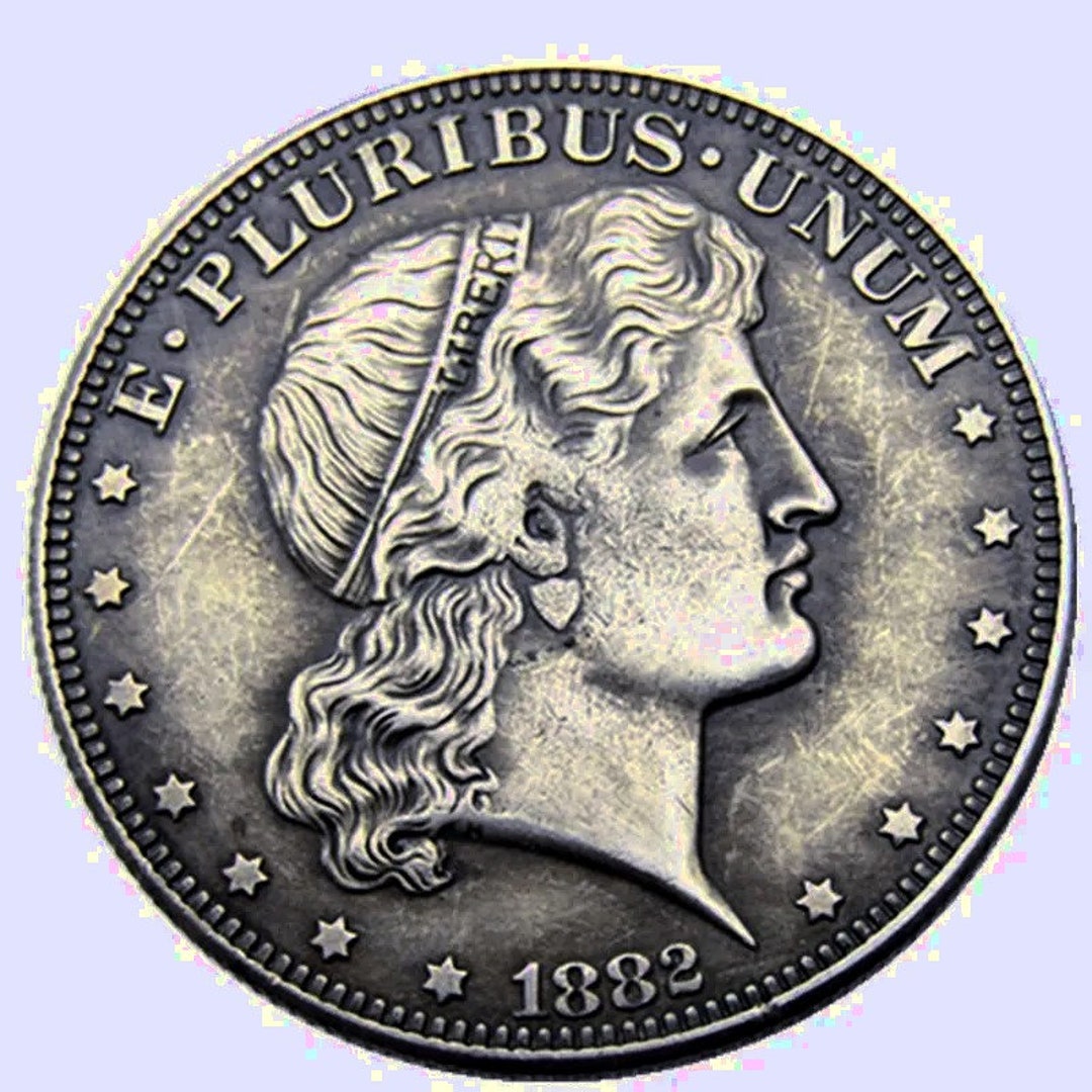1882 Extremely Rare Skull Cap Half Dollar Pattern Copy