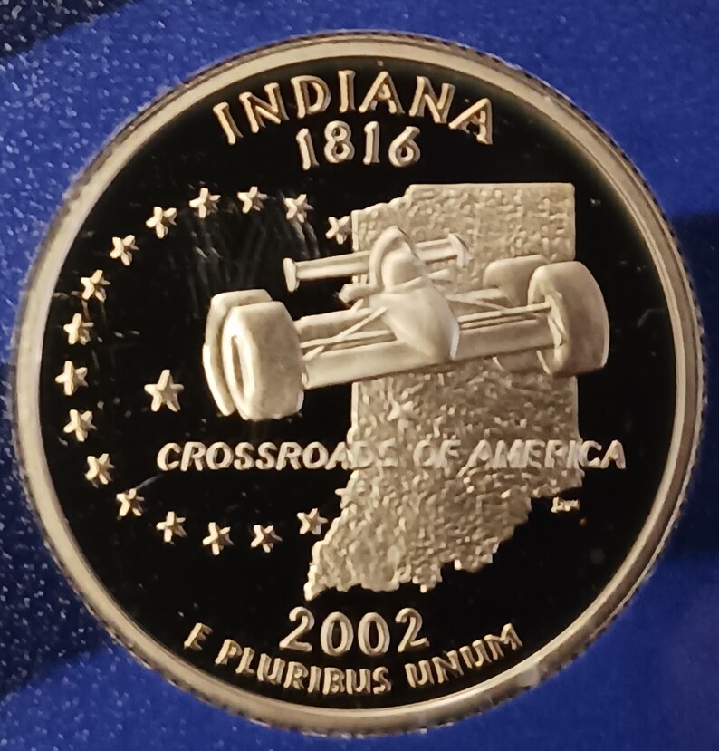 Indiana Coin Super Deals! 6 Different GENUINE PROOF State QUARTERS - One Price! - Etsy