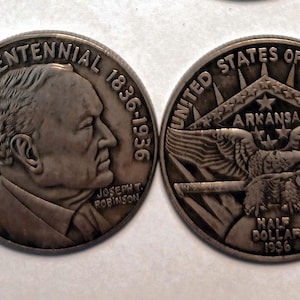 1936 ARKANSAS  Commemorative Half Dollar Reproduction Restrike Copy