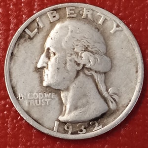 1932 S Washington Quarter  Restrike Reproduction Tribute