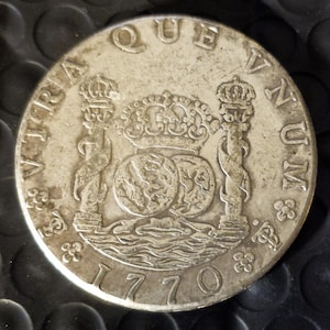 1741, 1753 and 1770 Pieces of Eight - You Get All Three! Reproduction Restrike Copy