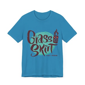 Grass Skirt Tiki Room logo tee shirt